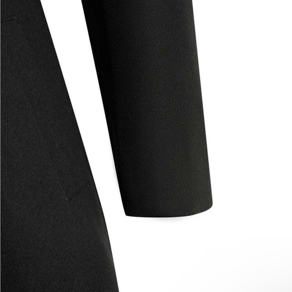 Plus Solid Double Breasted Overcoat shein boutique womens outwear wool winter - Picture 5 of 5